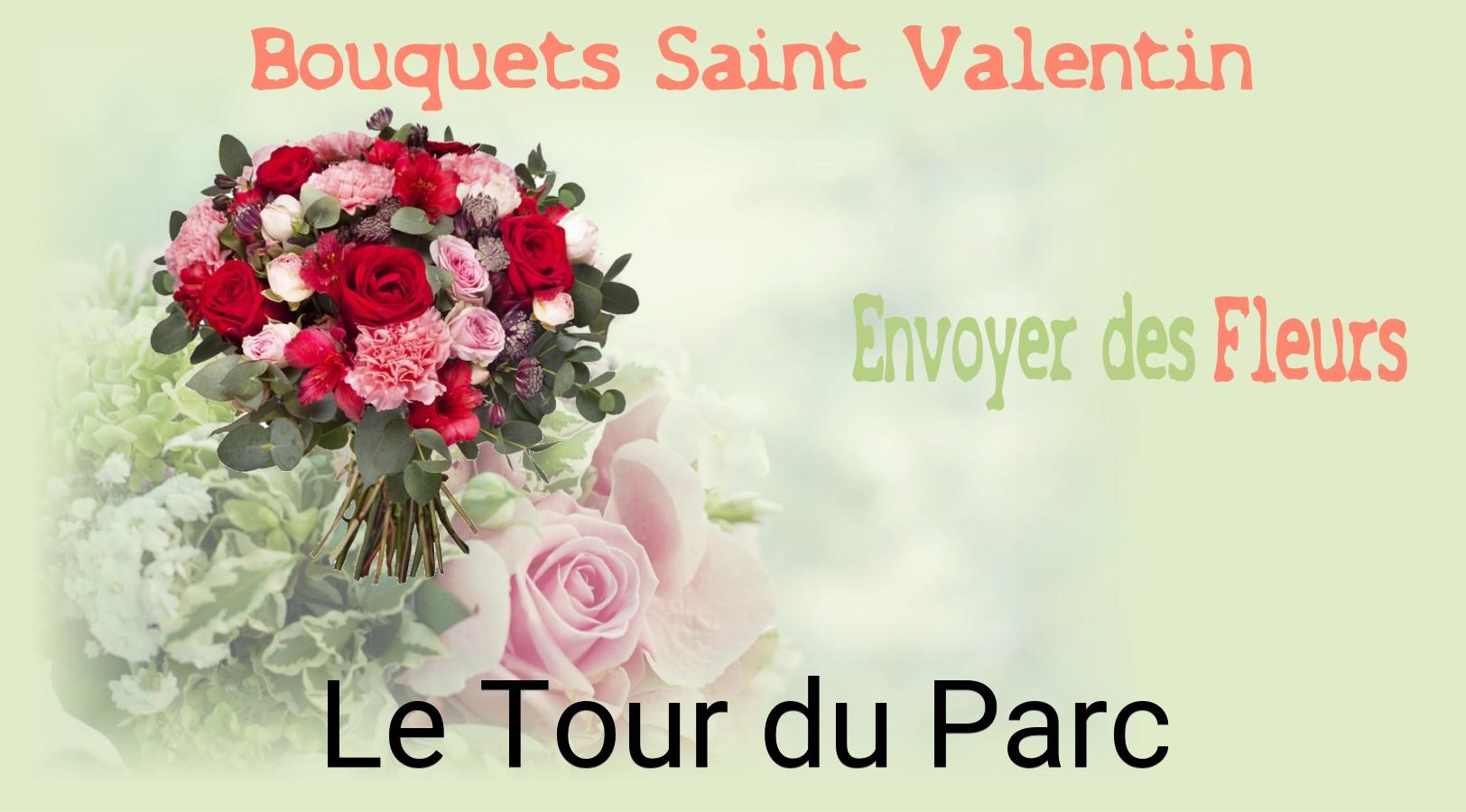 Roses de Saint-Valentin livrées à Le Tour-du-Parc